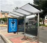 Marquesina publicitaria en la avenida Gutiérrez Mellado de Molina de Segura, junto al restaurante Diego